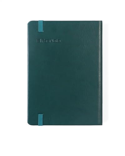 A6 Lined Hardcover Notebook, 100 GSM Paper, Dark Green - color: Dark Green, size: A6（2026 Edition）
