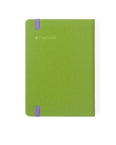A6 Lined Hardcover Notebook, 100 GSM Paper, Olive - color: Oliver, size: A6（2026 Edition）