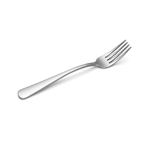 Oneida Silverware, Chapman Everyday Flatware 1-Piece Salad Fork, Service For 1, 18/0 Stainless Steel, Rust Resistance, Dishwasher Safe, 7.1"L x 0.9"W (Silver, 1 Piece) - style: Salad Forks