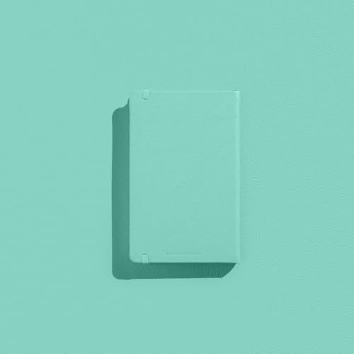 Leather Notebook, Writing Journal, Reef Blue - color: Reef Blue, size: Large