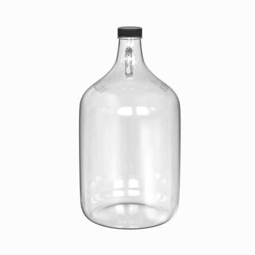 North Mountain Supply 1 Gallon Glass Fermenting Jug with Handle & Airlock