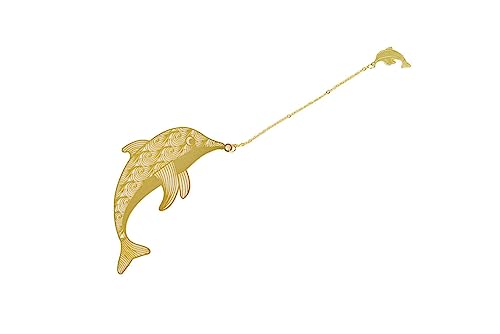 6 Pack Metal Bookmarks with Chains - Stylish and Durable Page Markers for Books, Journals, Planners and Stationery Lovers
