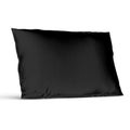 Mulberry Silk Pillowcase for Hair and Skin, 22 Momme 100% Silk - color: Black Pillowcase