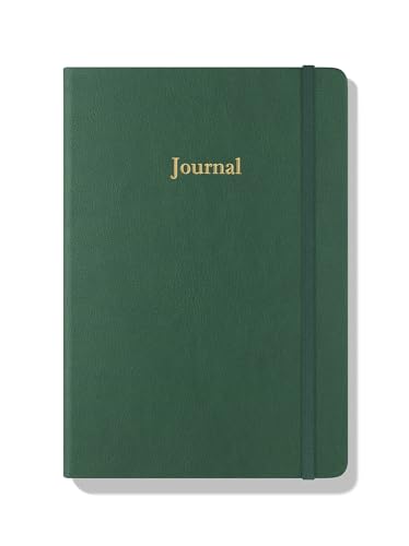 Wykeham's Executive 2026 Undated Daily Journal Planner – Customization Available (Racing Green, 8.5"×5.5") - color: Racing Green
