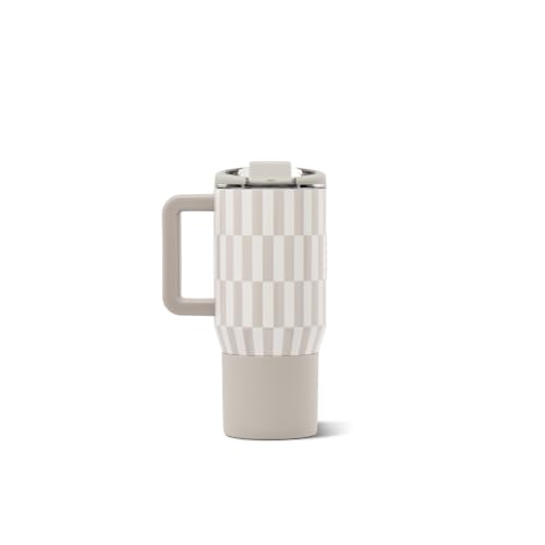 HydroJug Coffee Traveler 20oz Ceramic-Lined Mug with Handle, Latte - color: Latte