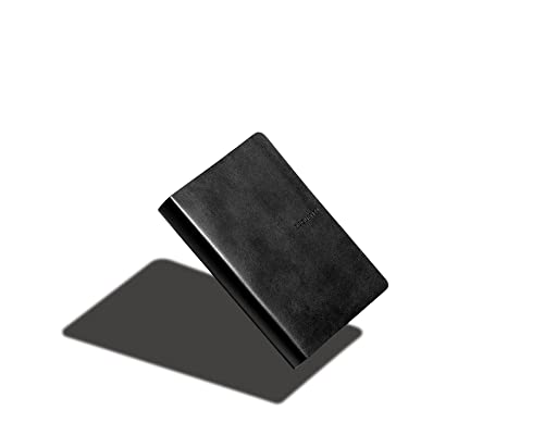Signature Series B6 Medium with Black Cover and Grid Premium Paper - color: Black Cover with Grid Paper, size: B6 Medium