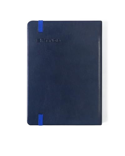 A6 Lined Hardcover Notebook, 100 GSM Paper, Midnight Blue - color: Midnight Blue, size: A6（2026 Edition）