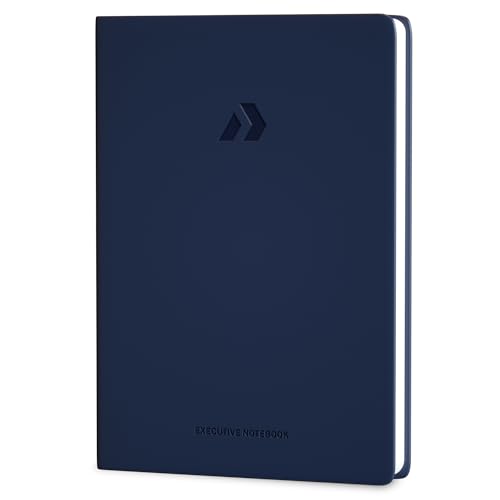 Nextnoid A5 LIned Notebook - 160 Pages, 120 GSM Paper, Navy Blue - color: Navy Blue, style: Lined 160 Pages