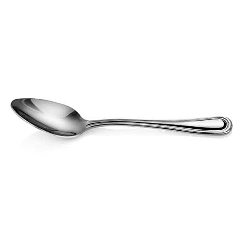 New Star Foodservice Slimline Pattern 18/0 Stainless Steel Teaspoon, 6-Inch, Set of 12, Commercial Grade