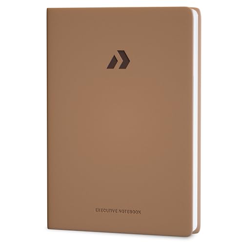 Nextnoid A5 LIned Notebook - 160 Pages, 120 GSM Paper, Brown - color: Brown, style: Lined 160 Pages