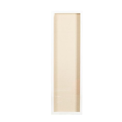 Freezing point Shadow Box Frame 14x47 Flower Shadow Box Pin Display Case Cabinet Picture Frame with Linen Back Memorabilia Awards Medals Badge Bouquet Wedding Memory Box for Keepsakes Long White - color: White, size: 14×47