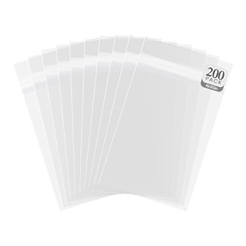 Golden State Art 4"x6" Acid-Free Crystal Clear Storage Sleeves,200 Pack - size: 4 x 6