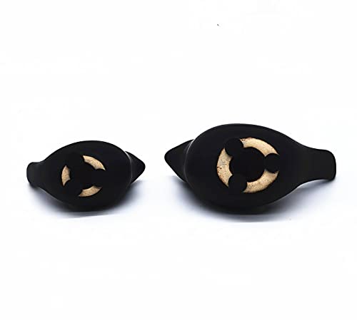 Small Animal Birds Statues Home Decor Modern Style Black Decorative Ornaments for Living Room, Bedroom,Cabinets, Office Desktop (2 Pack) - color: Black
