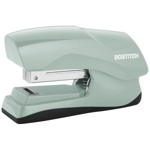 Bostitch Heavy Duty Stapler, 40 Sheet Capacity, No Jam, Sage - color: Green, size: Pack of 1