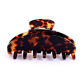 Big Hair Claw Clips Tortoise Shell Large Claw Clip For Women - color: Leopard Print