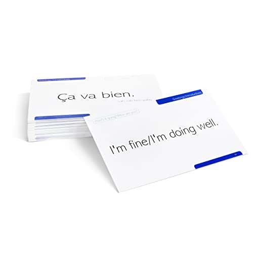 Pat's Flash Cards French Grammar, Pronunciations and Phrases Flash Cards (Basic Phrases) - style: Basic Phrases