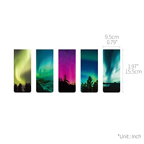 Monolike Magnetic Bookmarks Night Sky Ver.2, Set of 5 - color: Night Sky Ver.2
