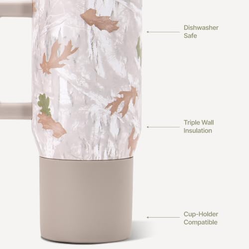 HydroJug Coffee Traveler 20oz Ceramic-Lined Mug with Handle, Camo - color: Camo