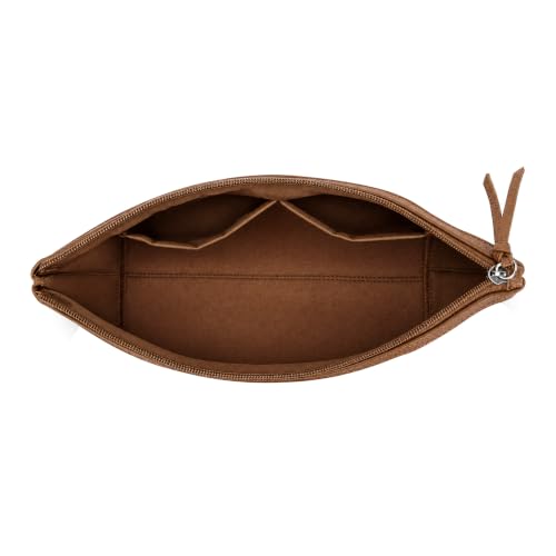Wrangler Travel Makeup Bag Large Waterproof Cosmetic Bag for Women - color: Tan