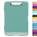 Hongri Clipboard with Storage with Pencil Case, 8.5 x 11 Storage Clip Board - color: Dark Green