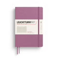 LEUCHTTURM1917 - Notebook Hardcover Medium A5-251 Numbered Pages for Writing and Journaling - Thinking Ahead (Squared Paper, Dusty Rose) - color: Dusty Rose, style: Squared