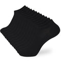 ATBITER 12 Pairs Ankle Socks Womens/Men Thin Low Cut No Show Athletic Socks - color: 12 Pairs Black, size: X-Large
