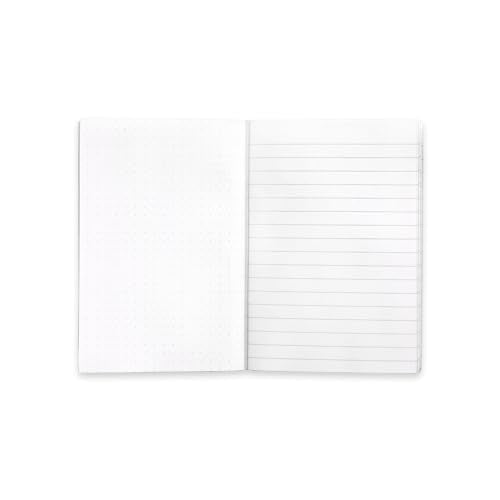 eeBoo: Mushroom Little Books – Set of 3 Small Notebooks, 5.75 x 4, 64-Page Journals with Lines & Dot Grid Pages, Portable Journals - style: Mushroom