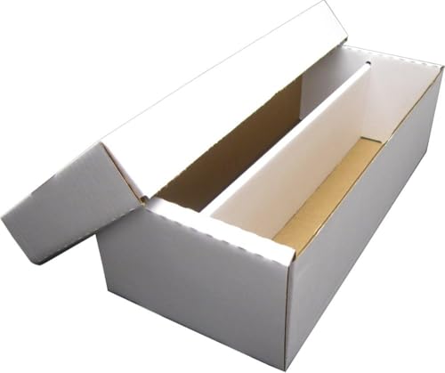BCW Shoe Card Storage Boxes, Holds 1,600 Cards or 300 Toploaders, 3 Pack - style: 3 Pack