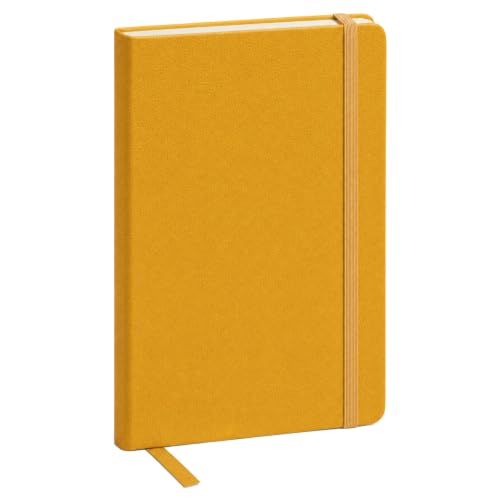 Leather Pocket Notebook, Writing Journal, Butter Yellow - color: Butter Yellow, size: Pocket