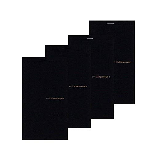 Maruman MNEMOSYNE Memo Pad 5mm-squared Double perforations 50 Sheets (N177A) 4-Pack