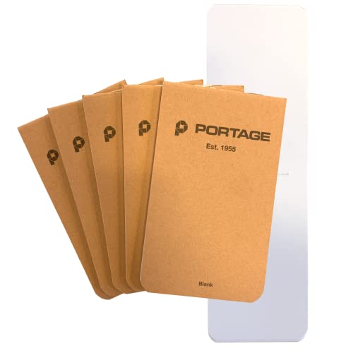 Small Notebook, Notepad for Field Notes, Blank Paper – Pocket Journal Field Notebook, Pocket Sized Notepad for Taking Notes, Top Bound, Durable & Flexible – 2.8 x 4.6 Inches, 64 Pages (Pack of 6) - color: Blank Pages, size: 6 Pack
