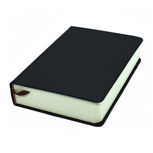 jooact Thick Sketchbook 660 Pages Notebook Soft Faux Leather Cover Journal 80GSM Paper Notepad Drawing Book Memo Writing Sketch Pad Diary Notebook - color: Black, size: A6