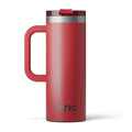 RTIC 20oz Road Trip Travel Mug with Lid and Handle, Ceramic Lined, Flag Red - color: Flag Red, size: 20 Ounces
