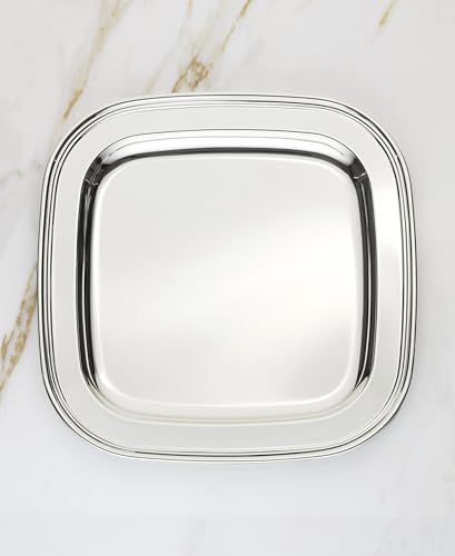 Reed & Barton Derby Silverplate Square Serving Tray, 11-Inch - style: Derby Tray