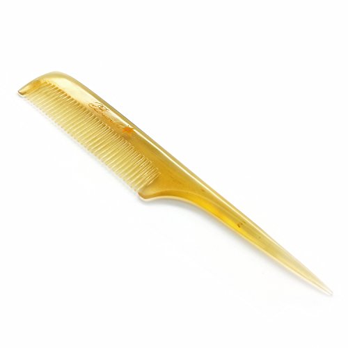 Breezelike Hair Comb for Women, Fine Tooth Tail Comb for Styling - color: Sheep Horn