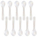 Patelai 10 Pieces Mother of Pearl Caviar Spoons Round Handle, 7cm/2.75 Inch - size: 2.75 inches