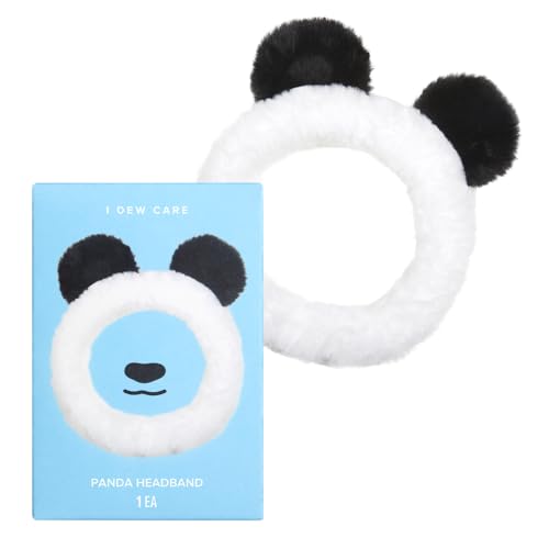 I DEW CARE Panda Face Wash Headband, Animal Head Band, Soft & Fuzzy - color: 05 Panda Headband