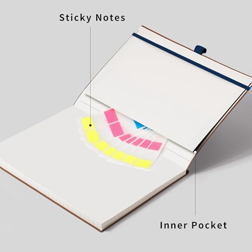 RETTACY Graph Grid Paper Notebook, 96 Pages, A4 Large Size (8.5'' x 11'') - color: Navy Blue, style: Grid