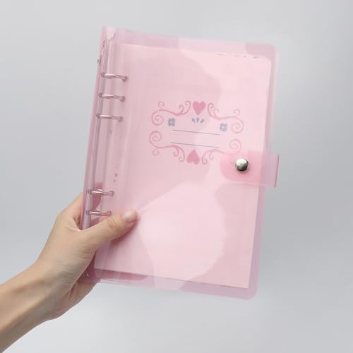 Pink A5 Budget Binder Planner Cover Shell Protector - color: Pink A5