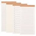 PATIKIL Portable Field Notes, 4 Pcs Small Notepads 50 Sheets Pocket Notebooks Memo Books to Do List Organizer Planner Daily for Work Office Journey - style: Lined/Blank/Planner/Grid