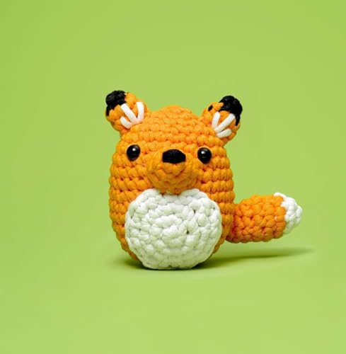 The Woobles Crochet Kit for Beginners (Felix the Fox) - color: Felix The Fox, size: Original
