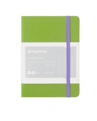 A6 Lined Hardcover Notebook, 100 GSM Paper, Olive - color: Oliver, size: A6（2026 Edition）