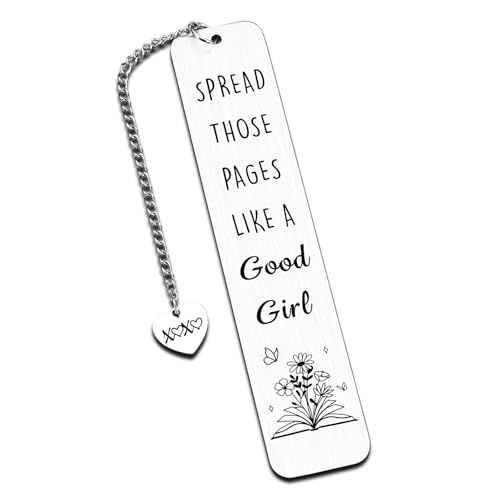 Bookmarks for Women Dark Romance Bookmarks Smutty Book Lovers Gifts - color: Silver