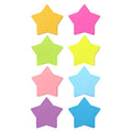 SIMONA Star Shape Sticky Notes 3x3 Inch, 8 Bright Colors, 600 Sheets - color: 8 Bright Colors