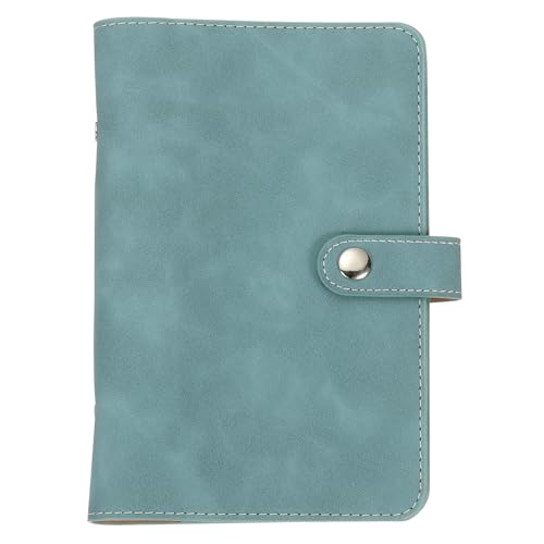PATIKIL A6 PU Leather Binder Cover 6 Ring Loose Leaf Light Blue - color: Light Blue, size: A6