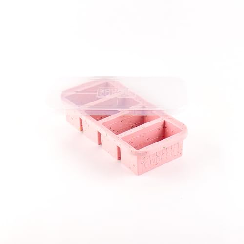 Souper Cubes 1 Cup Silicone Freezer Trays with Lids, Cotton Candy, 1-Pack - color: Cotton Candy, size: 1-Pack