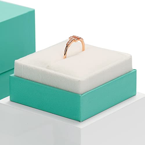 Oirlv Ring Gift Box,Ring Case for Proposal Wedding Engagement - size: Ring Box