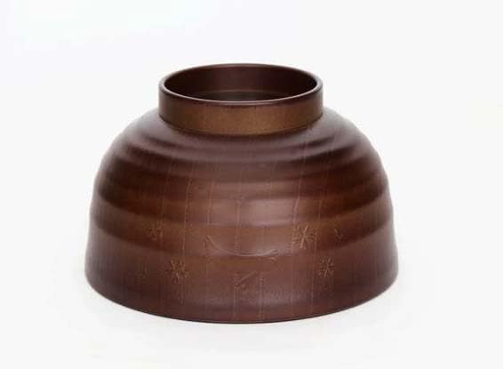 Japanese Soup Bowls Made in Japan, 4-Pack – Traditional Miso & Rice Bowls, Microwave & Dishwasher Safe, BPA-Free Resin, Brown Rabbit - color: Brown Rabbit