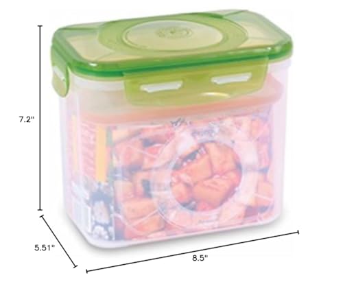 e-jen Premium Kimchi, Sauerkraut Container Probiotic Fermentation with Inner Vacuum Lid (Earthenware Green, 0.9 gal/ 3.4L) - color: Earthenware Green, size: 0.9 gal