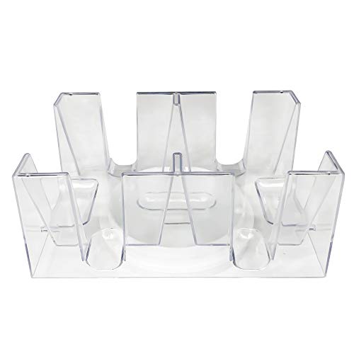 Yuanhe 6 Deck Revolving Rotating Canasta Playing Card Tray